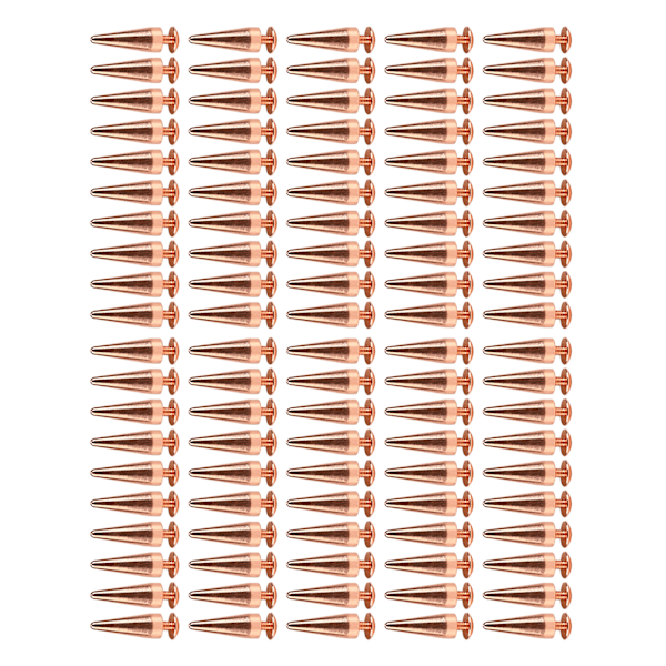 100 set punk koniska spikar nitar 10x26mm roséguld punk koniska spikade skruvnitar DIY punk stil kläder dekoration spikar