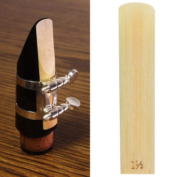 10 stk Tenor Saksofonrør Styrke 1.5 Erstatningssett Musikk Instrument Tilbehør