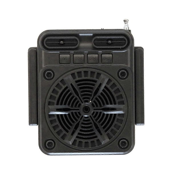 Solar Nödladdning FM Radio Multifunktionell Bluetooth Högtalare