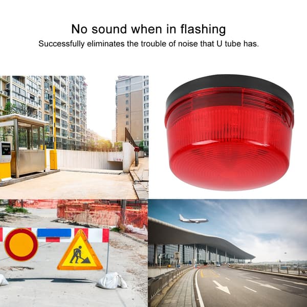 15 LED'er Nødblink Sikkerheds Blinkende Lys