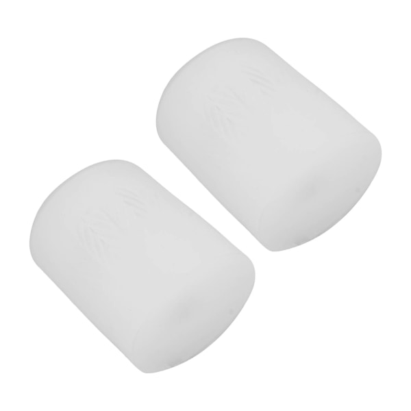 2 st Äggljus Form 3D Realistisk Mjuk Återställbar Vit Form till påsk
