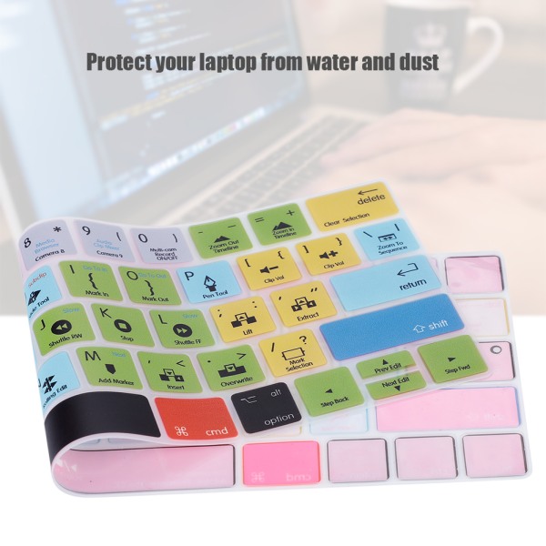Støvtæt tastaturcover 13/15 tommer Touch Bar Protector Film til Macbook (Premiere Pro CC)