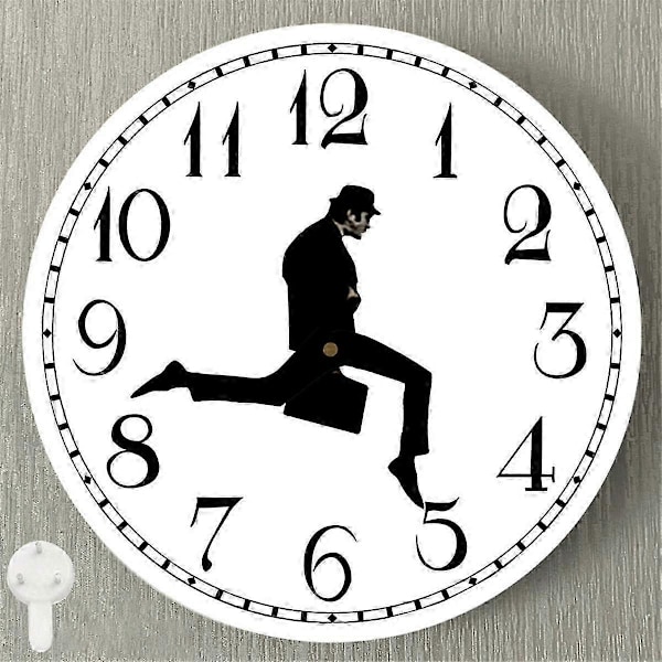 Walks Clock, Silly Walk Väggklocka, En Intressant Väggklocka kompatibel med Sovrum Kök Vardagsrum, Novel