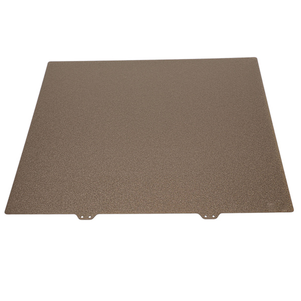 PEI Stålplade PEI Pulvercoating 377x370mm Guld Hot Bed Stålplade 3D Printer Tilbehør til Ender 5 Plus Stålplade