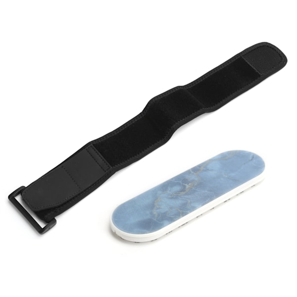 MOMOSTICK Phone Stick Gel Pad Finger Strap Ink Painting Style Grip Stand with ArmbandInk Painting Blue