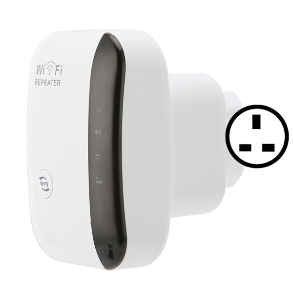 WiFi-räckviddsförlängare, höghastighetsstabil plug and play, bärbar liten WiFi-signalförstärkare 100-240VUK-kontakt