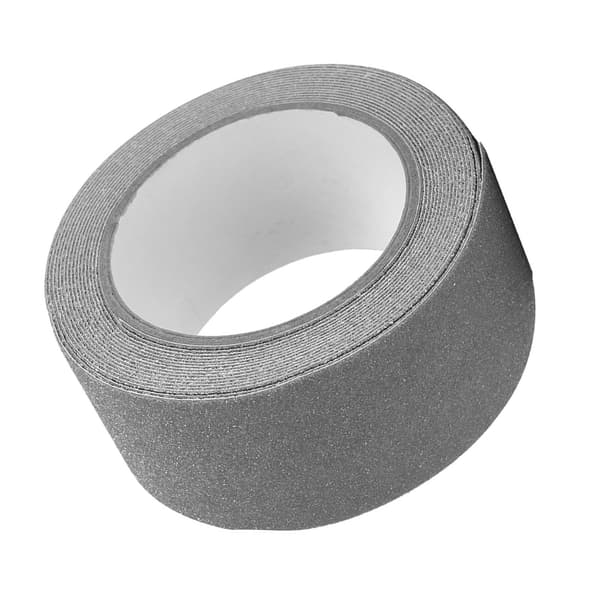 Farverig 5M*5cm PVC skridsikker tape til trappetrin, gulvsikkerhedsdekoration (grå)