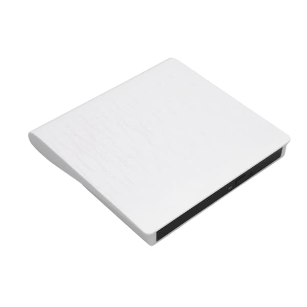 DVD-drev bærbart højhastigheds USB 3.0 Plug and Play slankt bærbart DVD CD eksternt drev til PC Ultrabook Netbook hvid