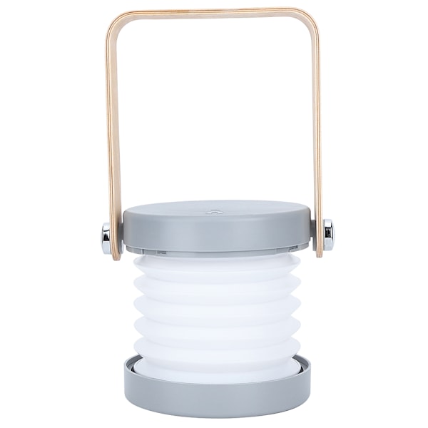 Fällbar LED-lampa, uppladdningsbar, bärbar nödlampa för utomhustältcamping