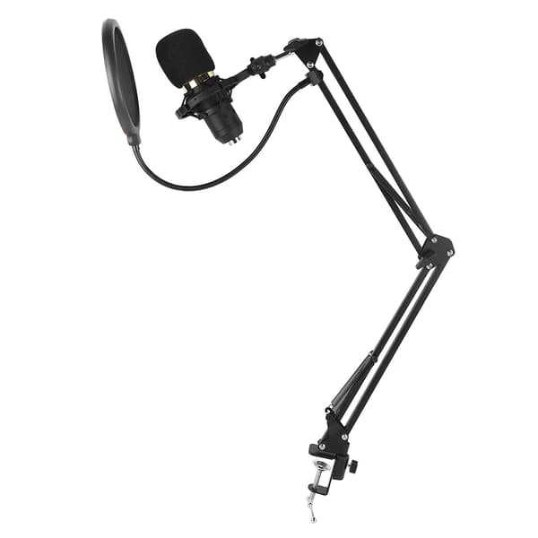 Kondensatormikrofon Profesjonell Plug and Play PC-datamaskinmikrofon for spilling, strømming, opptak, podcasting