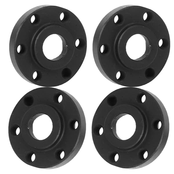 4 stk. RC Bil Hjul Hex Nav Hjul Adapter Sort Passer til SCX10 1/10 RC Crawler 1.9 tommer 2.2 tommer Hjul 8mm