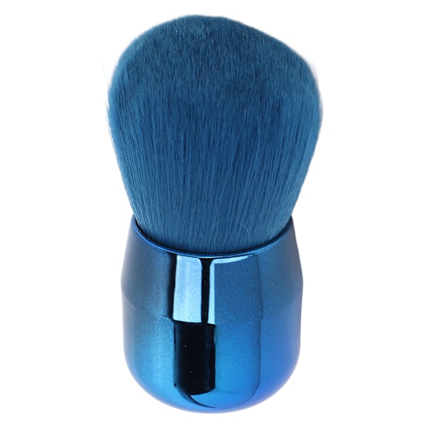 Blush Brush Mjukt fluffigt hår Svamphuvud Sminkborste för bronzer Löspulver Kosmetika Mörkblå