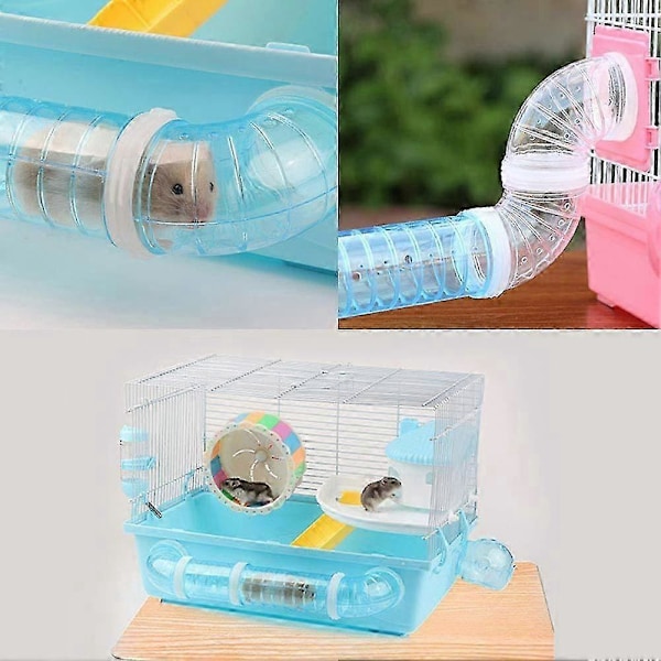 Hamster Rør, Adventure Ekstern Rørsæt Hamsterbur Legetøj til at Udvide Plads DIY Kreativ Forbindelse
