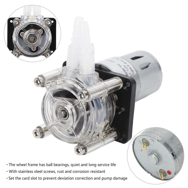 Stor flow peristaltisk pumpe højkvalitets doseringspumpe til akvarielaboratorium 500 ml/min 12V