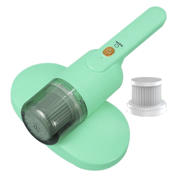 Seng Mideremover Dobbelt Beat Håndholdt UV Madrass Støvsuger med Filter til Hjem Soveværelse Grøn
