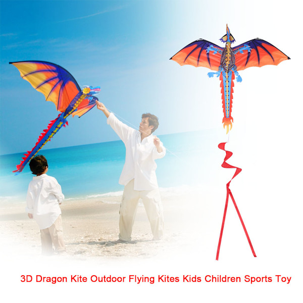 3D drake drake utomhus flygande drakar barn barn sportleksak