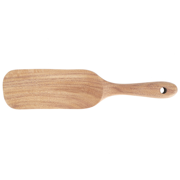 Teak Spatel Hjemmelavet Mad Fødevarekvalitet Træ Stegeske Køkkengrej til Køkkenartikler 26x6cm