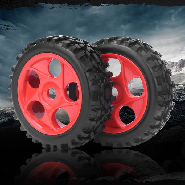 2 stk. 118 mm gummi universal dæknav opgraderingstilbehør passer til 1/8 RC bil