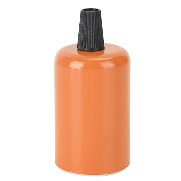 2 st retro E27 taklampa lamphållare bas DIY belysningsarmatur ljustillbehör orange