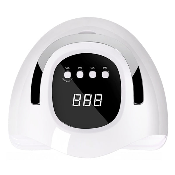 UV-gel neglelampe Hurtigtørrende 63 stk. lampechips 4 timer Kraftig 288W neglekunstlys 100-240V Hvid EU-stik
