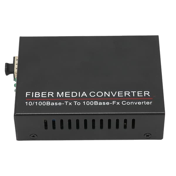 Fiber Transceiver Hållbar TBC‑MC3300E‑SFP 100M SFP RJ45 Fiberoptisk Router 100‑240VUS-kontakt