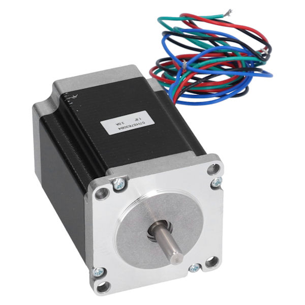 57 Steppermotor 4 ledning 1,8NM 1,8° vinkel Lavstøjsmaskintransmissionsdele 24V 3A 72W57HS7630B4 Dobbeltaksel