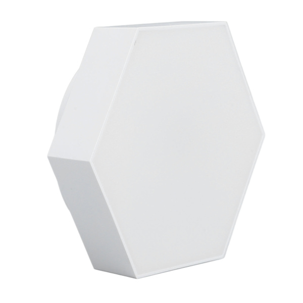 Hexagonala ljus, beröringskänslig fjärrkontroll, färgade LED-lampor, energibesparande, snygg RGB-hexagonvägglampa för sovrum, barnrumsdekor