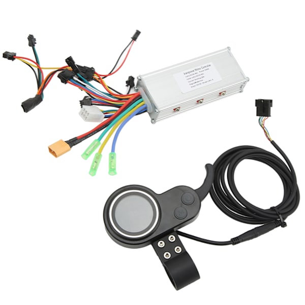 Elektrisk cykel børsteløs controller kit med LCD-display cykel scooter motor dele tilbehør 36 48V 500W