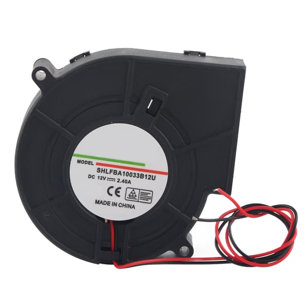 Dobbelt Kugle Turbine Luftblæser Køleventilator til Picnic Camping Varmeudstyr Grill 12V 2.4A