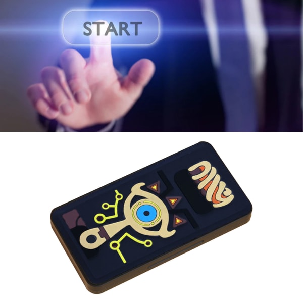 Case 24 platser 3D-prägling Magnetisk Bärbar Extra stor Case Hållare Organizer för Switch The Eye of Zelda