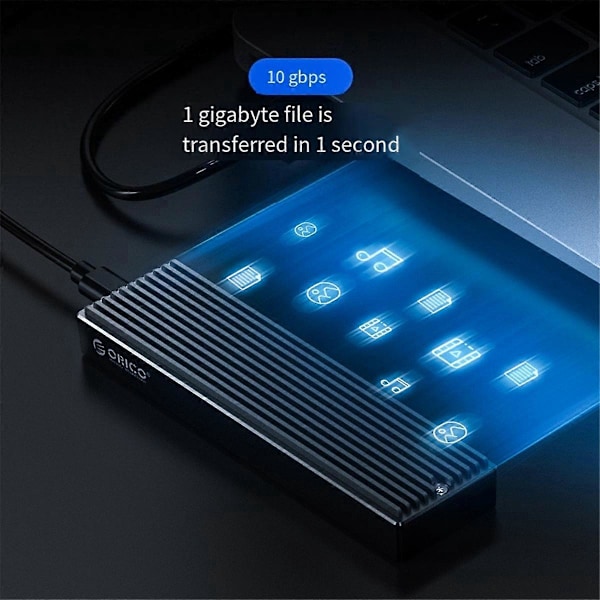 Kabinett USB3.1 Gen2 Type C 10Gbps SSD Kabinett Ekstern Harddisk