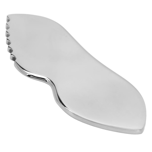 Gua Sha Massagebräda Comb Edge 304 Rostfritt stål Jämnare ytor Gua Sha Tool för smärtlindring i mjuk vävnad Kroppsvård