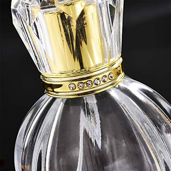 50 ml påfyllningsbar atomizer spray tomma parfymflaskor i glas för resor