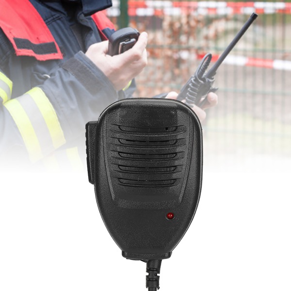 UV-9R Hög anti-impact ABS Plast Vattentät Walkie Talkie Handhållen Mikrofon Radio Hand Mic Tillbehör
