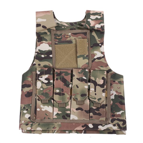 Barn Barn Army Militært utstyr Kampspill Camouflage Uniform Vest (CP Camouflage)
