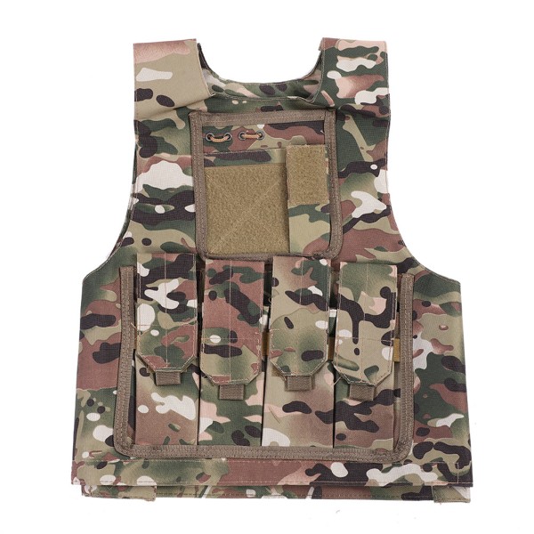 Barnens Militärkläder Combat Game Kamouflage Väst (CP Kamouflage)