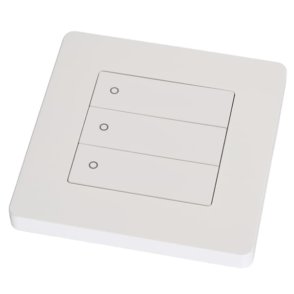3-vägs smart kontrollpanel APP-timing intelligent omkopplarpanel återfjädringstyp AC100-240V vit