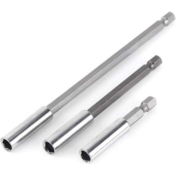 Health Gear 3-pack Magnetisk Bitshållare, Skruvmejsel Bitshållare 1/4 Tum Borr Bitshylsa för de Flesta Elektriska Borrmaskiner