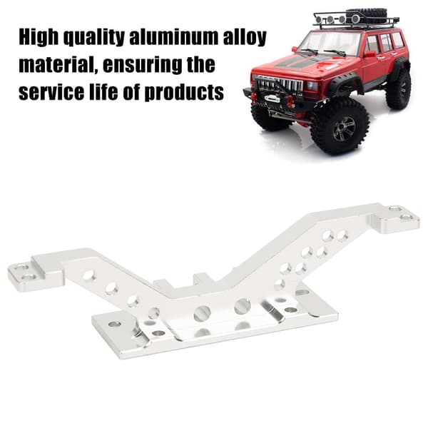 Aluminiumslegering RC Bil Foraksel Forstærkning Link Stangsæt til Axial SCX10 Dele Sølv