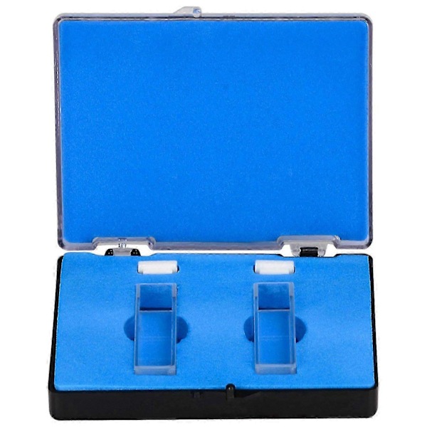 Quartz Cuvette, Spektrofotometer Cuvetter 10 mm Lysvej, 45 mm Højde, 3,5 ML Kapacitet - 2 STK