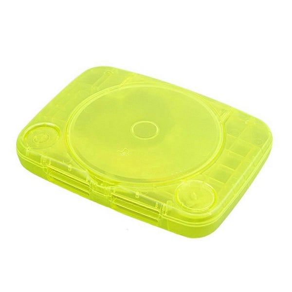 Udskiftningsskal til PS ONE Case Housing Shell Fluorescerende Gul