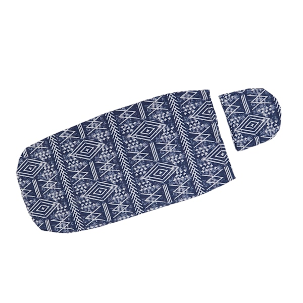 Mjuk elastisk anti-skräck baby swaddle filt hatt set nyfödd wrap baby hatt set för 0 till 3 månader baby marinblå ränder