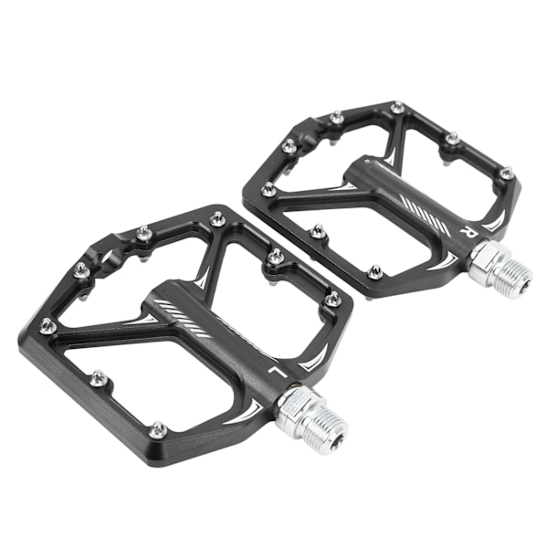 LeBycle cykelpedal, skridsikker fodplade, universel, letvægts CNC-aluminiumlegering, cykeltilbehør, sort