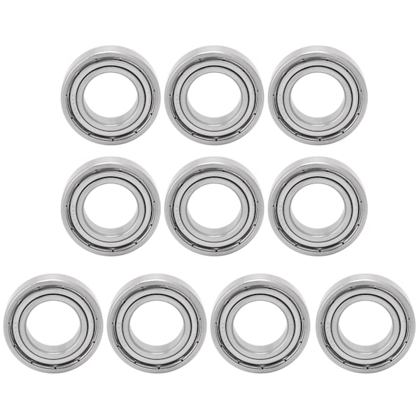 10 stk. kuglelejer i rustfrit stål S6904Z 20x37x9mm til skateboards og rulleskøjter