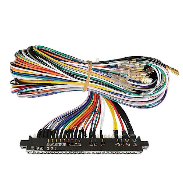 Jamma Ledningsnet Kabinet Ledning med 5, 6 Action Knap Ledninger/Jamma 28 Pin med 5,6 Knapper Ledninger kompatibel med Ar