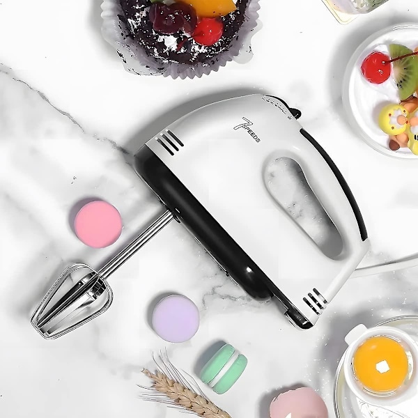 7-växlad Elektrisk Handmixer med Turbo-funktion och Utkastningsknapp