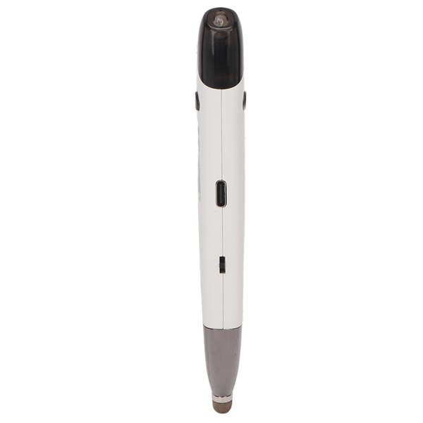 Trådlös röstinmatning optisk ficka pennmus 2,4GHZ 33ft trådlöst avstånd 1600DPI USB pennmus för PC Laptop Tablet Vit