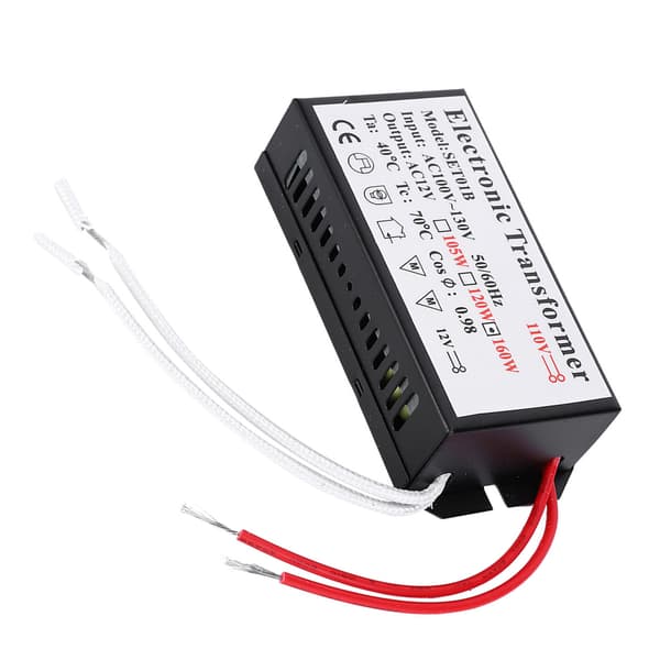 110V til 12V elektronisk transformator spenningsomformer smart strømforsyningsdriver (160W)