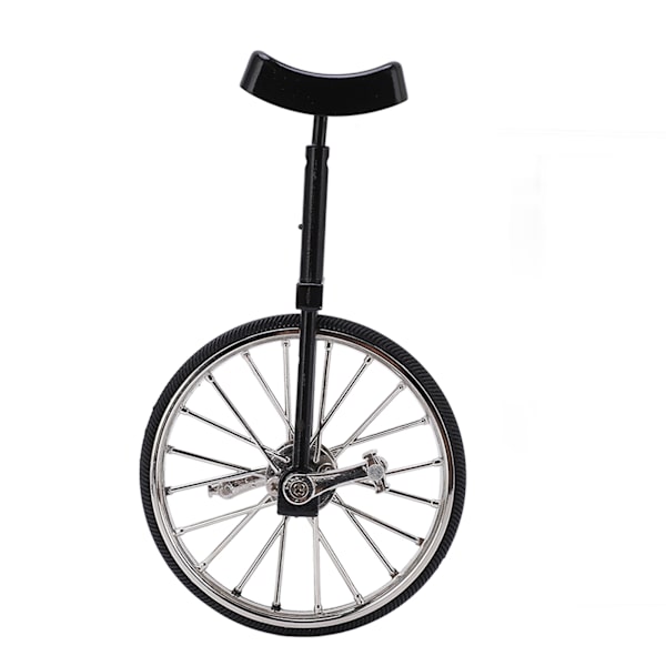 Mini unicykel model i høj simulation holdbar robust legering udsøgt design bred anvendelighed mini unicykel ornament