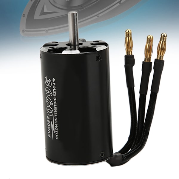 For SURPASS HOBBY 4-polet børsteløs motor svart for 5,0 mm 3660 3500 KV RC båtdel
